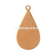 Copper Teardrop Blank Single